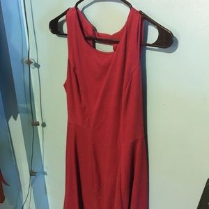 Lauren Conrad LC maroon dress
